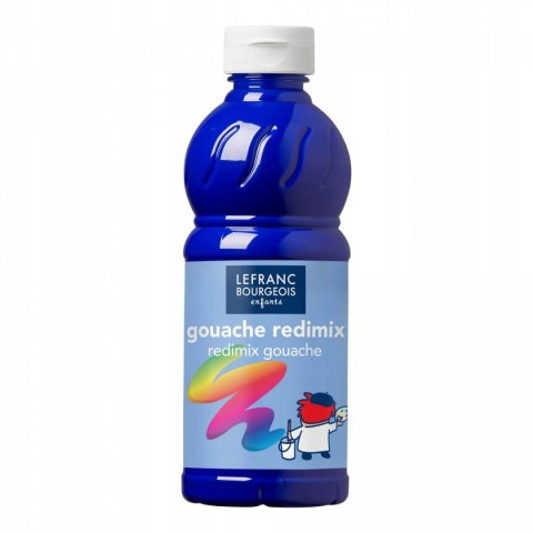 Farba tempera Lefranc&Bourgeois REDIMIX kolor: niebieski 500ml 1 kolor. (188009)