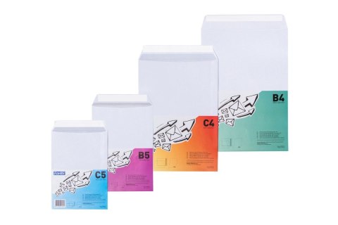 Koperta Bantex HK B4 biała [mm:] 250x353 (400085702) 25 sztuk