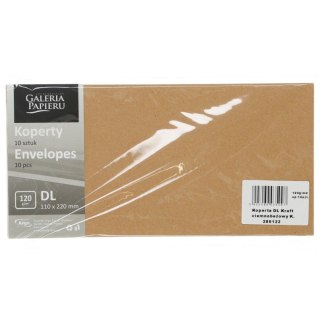 Koperta Galeria Papieru Millenium DL beżowa [mm:] 110x220 (280122) 10 sztuk