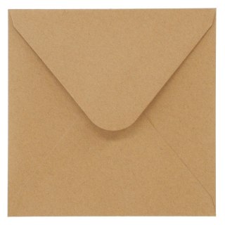 Koperta Galeria Papieru kraft ciemnobeżowy beżowa [mm:] 160x160 (280322) 10 sztuk