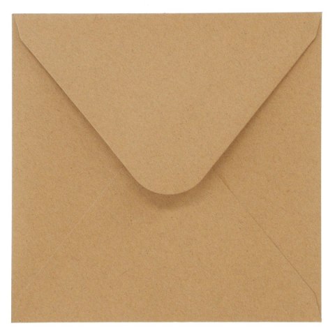 Koperta Galeria Papieru kraft ciemnobeżowy beżowa [mm:] 160x160 (280322) 10 sztuk