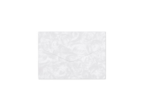 Koperta Galeria Papieru róże B7 biała [mm:] 88x125 (280511) 10 sztuk