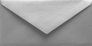 Koperta Logos srebrne DL srebrna [mm:] 110x220 50 sztuk
