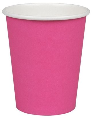 Kubek jednorazowy (nd) rózowy papierowy papier 250ml (132662)
