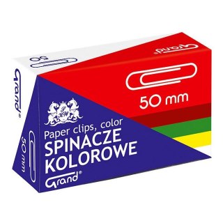 Spinacze okrągły Grand kolorowy 50mm 50 szt (110-1661)