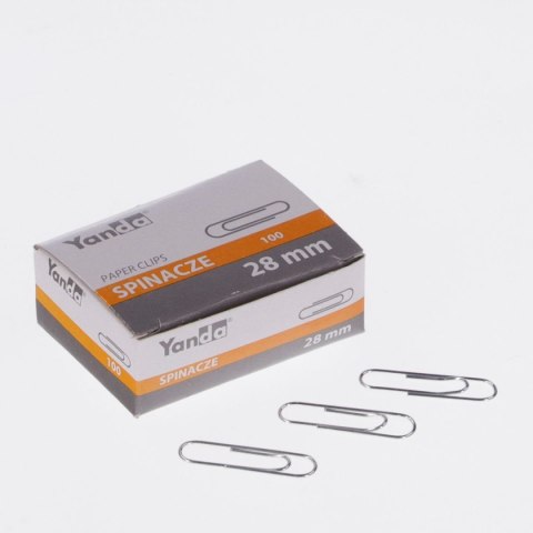 Spinacze okrągły Yanda 28mm 100 szt (110-1649) Spinacze okrągły Yanda 28mm 100 szt (110-1649)