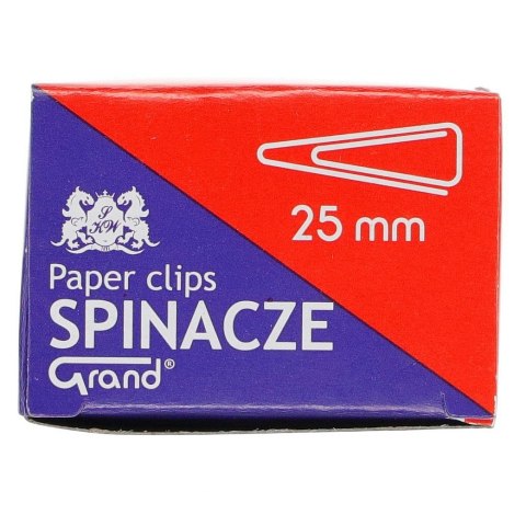 Spinacze trójkątny Grand wycofane 25mm 100 szt Spinacze trójkątny Grand wycofane 25mm 100 szt