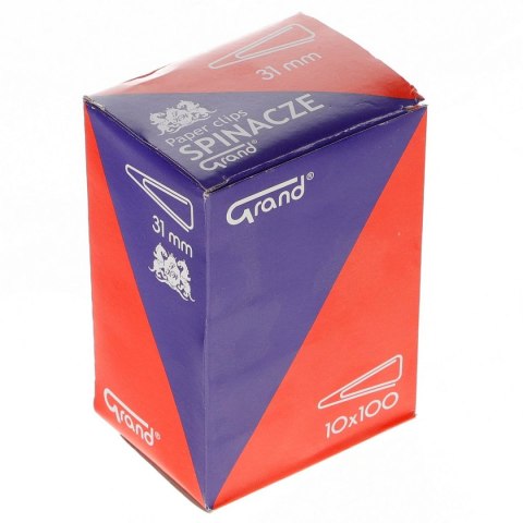 Spinacze trójkątny Grand wycofane 25mm 100 szt Spinacze trójkątny Grand wycofane 25mm 100 szt
