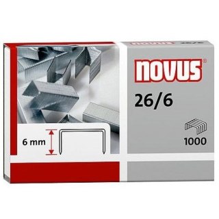 Zszywki 26/6 Novus 1000 szt (26/6)