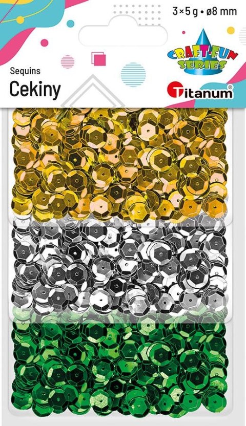 Cekiny Titanum Craft-Fun Series mix 5g (BEF-005)