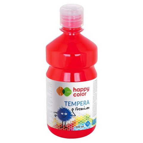 Farba tempera Happy Color kolor: czerwony 500ml 1 kolor. (3310) Farba tempera Happy Color kolor: czerwony 500ml 1 kolor. (3310)