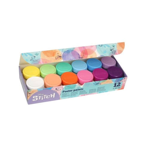 Farby plakatowe Patio Stitch Pastelowe kolor: mix 20ml 12 kolor. (91972PTR) Farby plakatowe Patio Stitch Pastelowe kolor: mix 20ml 12 kolor. (91972PTR)