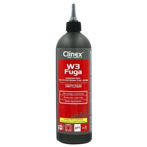 Koncentrat CLINEX W3 Fuga, do czyszczenia fug i spoin, 500 ml (CL77944) Koncentrat CLINEX W3 Fuga, do czyszczenia fug i spoin, 500 ml (CL77944)