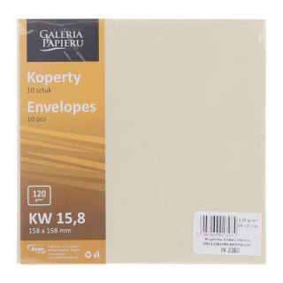 Koperta Galeria Papieru Millenium kremowa [mm:] 158x158 (282302) 10 sztuk