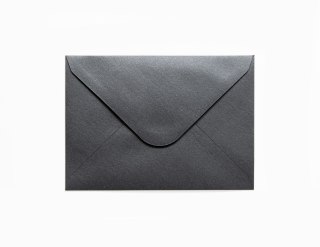 Koperta Galeria Papieru pearl C6 czarna (280277) 10 sztuk