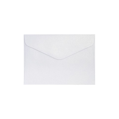 Koperta Galeria Papieru pearl diamentowa biel k C6 biała (280239) 10 sztuk