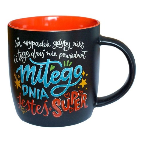 Kubek wielokrotnego użytku Kukartka KUBEK TABLICOWY 360ml (5901924498551) Kubek wielokrotnego użytku Kukartka KUBEK TABLICOWY 360ml (5901924498551)