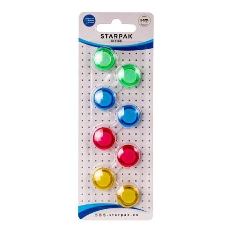 Magnes Starpak Office mix śr. 20mm (471017) 8 sztuk Magnes Starpak Office mix śr. 20mm (471017) 8 sztuk