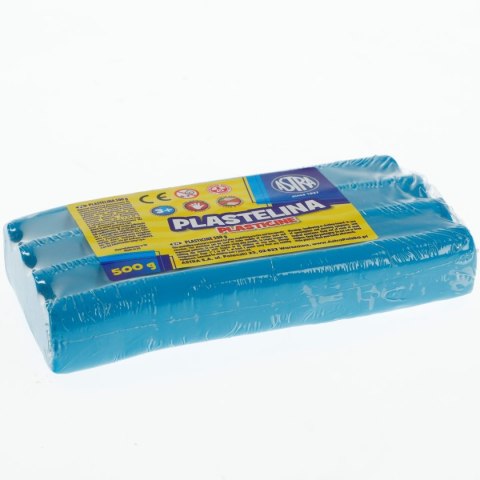 Plastelina Astra 1 kol. niebieska 500g Plastelina Astra 1 kol. niebieska 500g