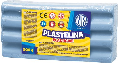 Plastelina Astra 1 kol. niebieska 500g Plastelina Astra 1 kol. niebieska 500g