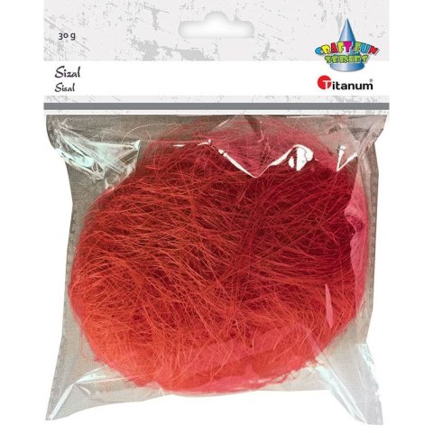 Sizal Titanum Craft-Fun Series czerwony 30g (363113) Sizal Titanum Craft-Fun Series czerwony 30g (363113)