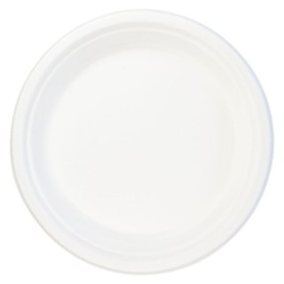 Talerz jednorazowy Arpex trzcina cukrowa 23 cm papier śr. 230mm 6 szt (KG8006)