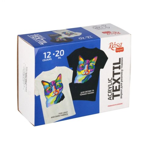 Farba do tkanin (nd) 12 kol kolor: mix 20ml 12 kolor. Farba do tkanin (nd) 12 kol kolor: mix 20ml 12 kolor.