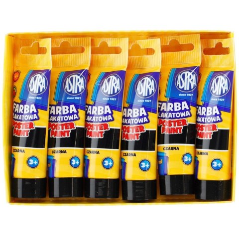 Farby plakatowe Astra kolor: czarny 30ml 1 kolor. Farby plakatowe Astra kolor: czarny 30ml 1 kolor.