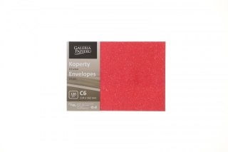 Koperta Argo C6 czerwona [mm:] 114x162 (282224) 10 sztuk