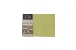 Koperta Argo C6 oliwkowy [mm:] 114x162 (282221) 10 sztuk