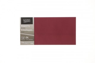 Koperta Argo DL bordowa [mm:] 99x210 (280186) 10 sztuk