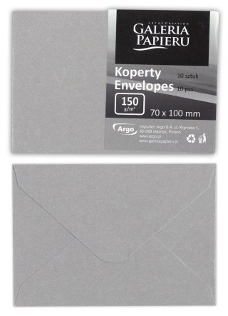 Koperta Galeria Papieru pearl jasnosrebrny srebrna [mm:] 70x100 (280440) 10 sztuk