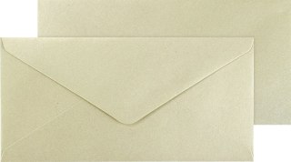 Koperta Galeria Papieru pearl kremowy kremowa [mm:] 80x160 (280491) 10 sztuk