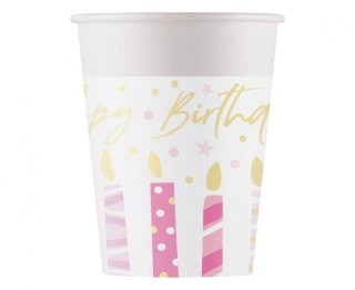 Kubek jednorazowy Godan Birthday Candles papier 200ml (96627)
