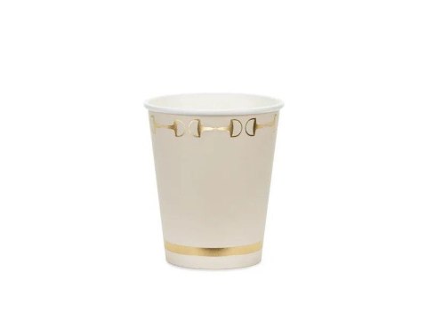 Kubek jednorazowy Partydeco Strzemiona, beż papier 220ml (KPP99-EU1) Kubek jednorazowy Partydeco Strzemiona, beż papier 220ml (KPP99-EU1)