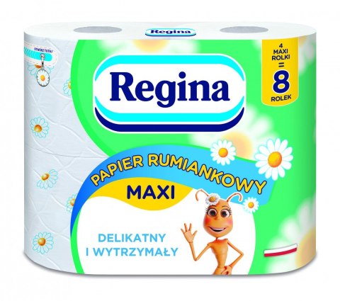 Papier toaletowy Regina rumiankowy maxi kolor: biały 4 szt Papier toaletowy Regina rumiankowy maxi kolor: biały 4 szt
