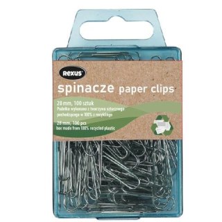 Spinacze Beniamin biurowy 28mm 100 szt (5092)