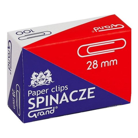 Spinacze okrągły Grand 28mm 100 szt Spinacze okrągły Grand 28mm 100 szt
