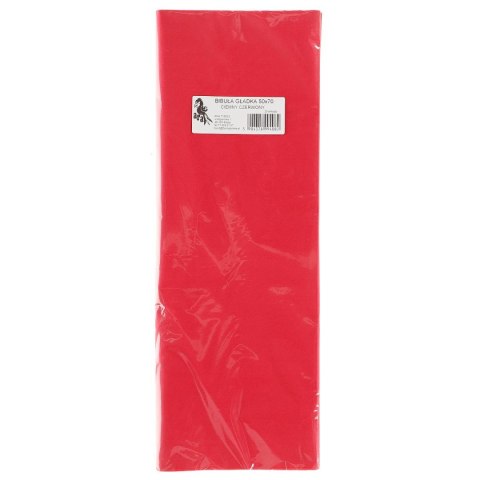 Bibuła gładka czewona gładka czerwona 700mm x 500mm (08) Bibuła gładka czewona gładka czerwona 700mm x 500mm (08)