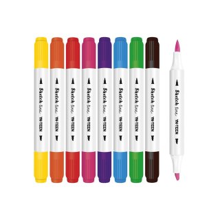 Marker do papieru Yn-teen mix okrągła/ścięta końcówka