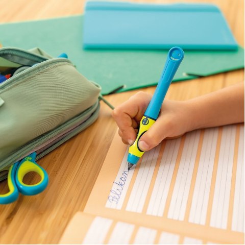 Pióro kulkowe Pelikan Dla Praworęcznych Griffix neon fresh blue (400191571)
