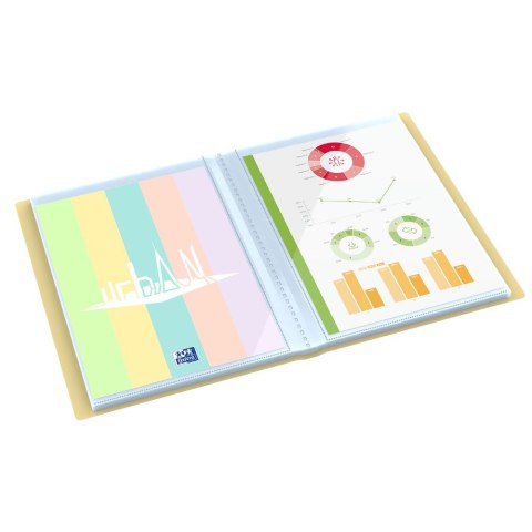Teczka ofertowa Oxford Urban pastel A4 kolor: mix 20 kieszeni (400187643) Teczka ofertowa Oxford Urban pastel A4 kolor: mix 20 kieszeni (400187643)