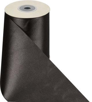 Wstążka Titanum Craft-Fun Series satynowa 100x25 [mm x m] czarny (100MM/25M 010)