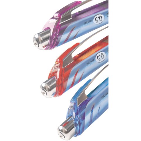 Cienkopis Pentel ENERGEL BLN 75 niebieski 0,25mm 4kol.