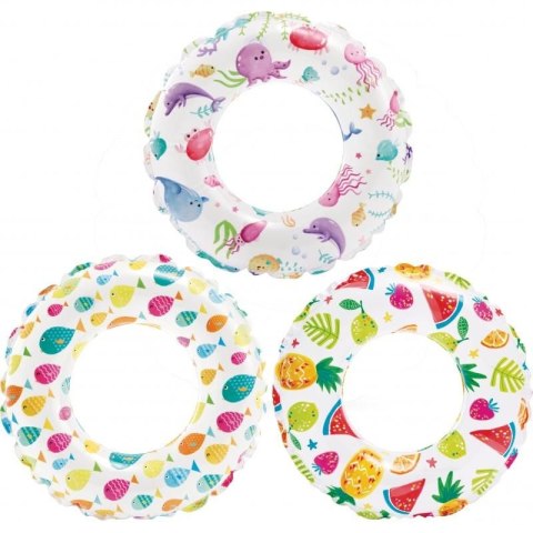 Koło do pływania Intex 51 cm wzorzyste (59230) Koło do pływania Intex 51 cm wzorzyste (59230)