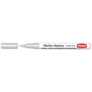 Marker olejowy Toma extra fine srebrny 0,9mm (TO-442 9 4)
