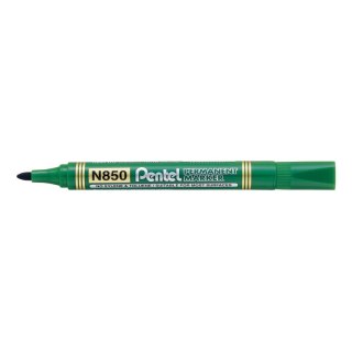 Marker permanentny Pentel zielony 1,5mm okrągła końcówka