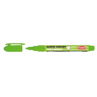 Marker specjalistyczny Toma kredowy zielony 1,5mm okrągła końcówka