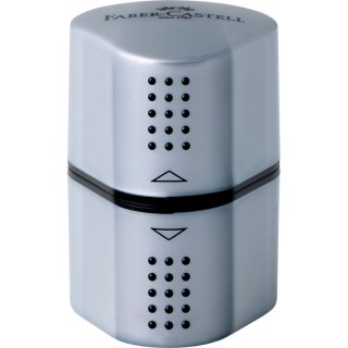 Temperówka Faber Castell Grip 2001 szary plastik (183800)