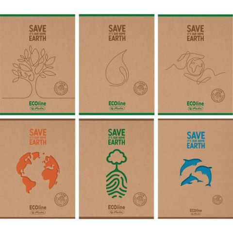 Brulion Herlitz Eco Line A5 96k. 70g krata (9580937) Brulion Herlitz Eco Line A5 96k. 70g krata (9580937)